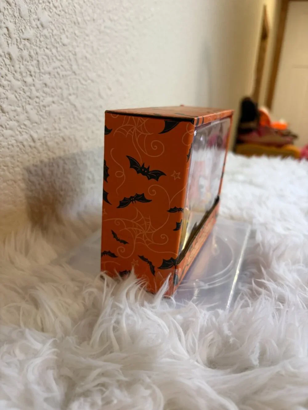 Johanna Parker Halloween Candy Corn Salt Pepper Shakers Ceramic Set of 2 NIB